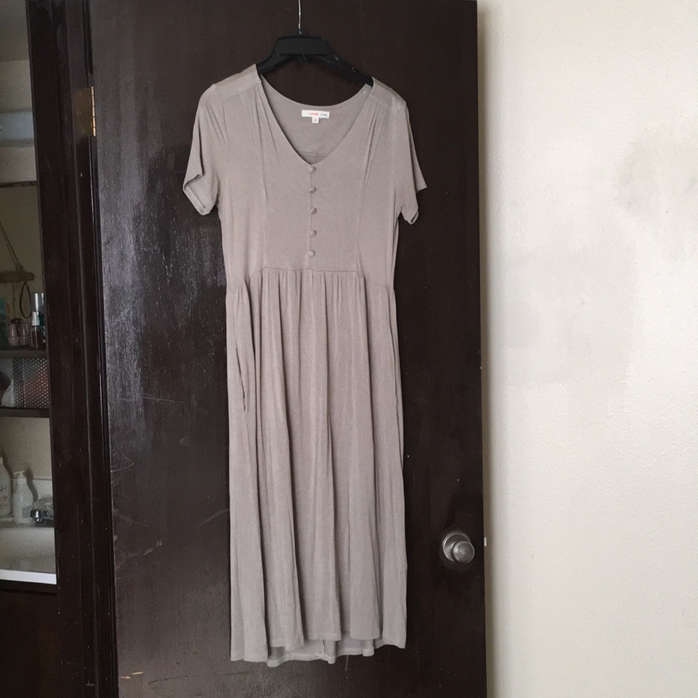 Light olive green dress M